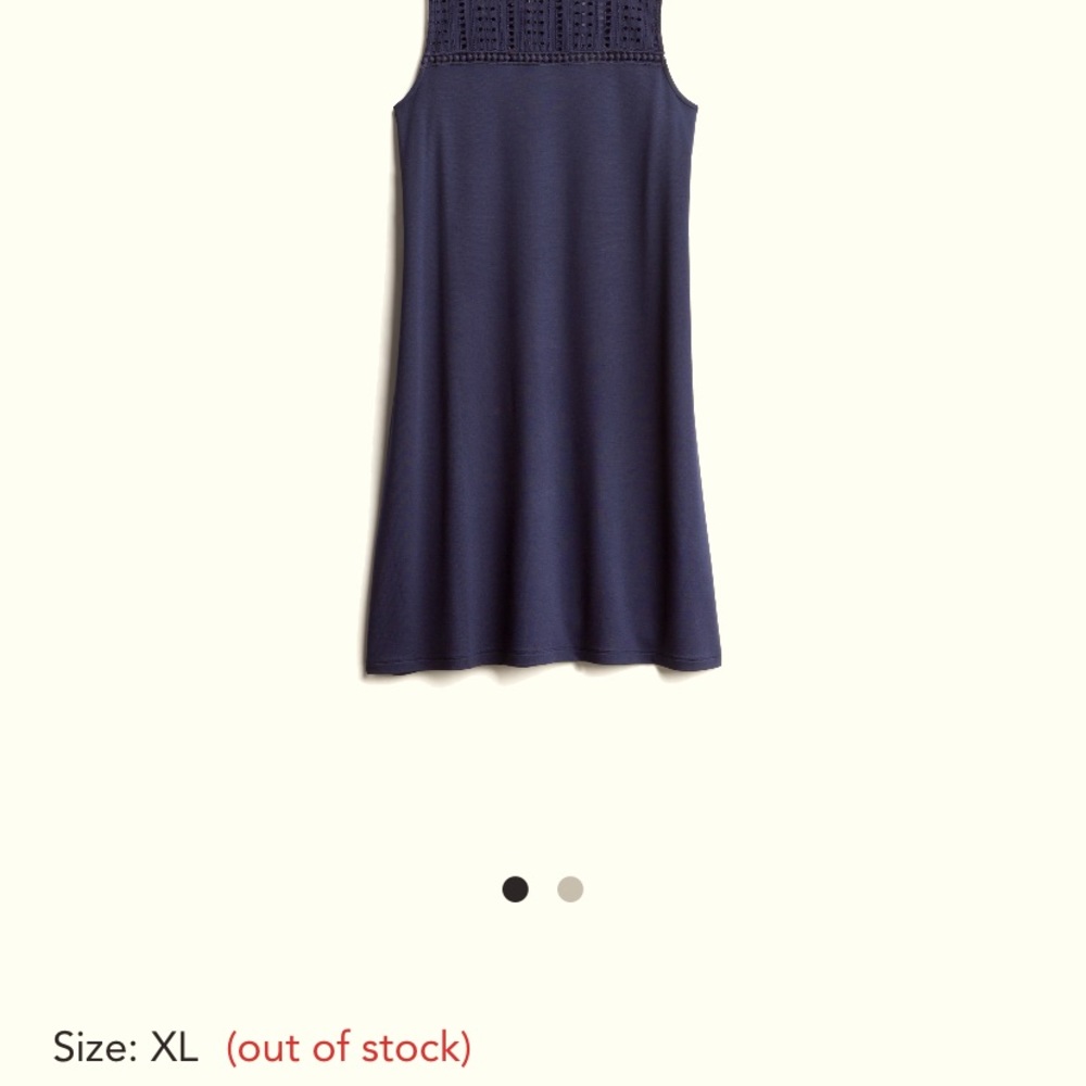 NWT Market & Spruce Amethyst Eyelet Knit Dress XL